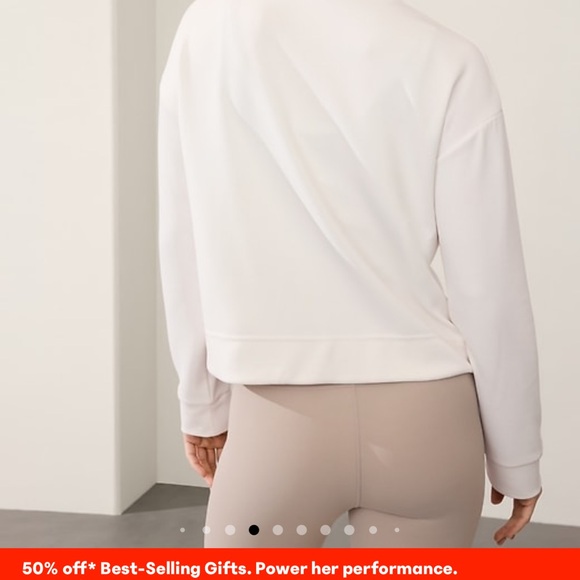 NWOT ATHLETA SEASOFT QUARTER ZIP - Picture 2 of 5